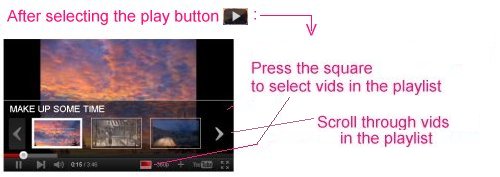 VIDEO PLAYLIST HELP